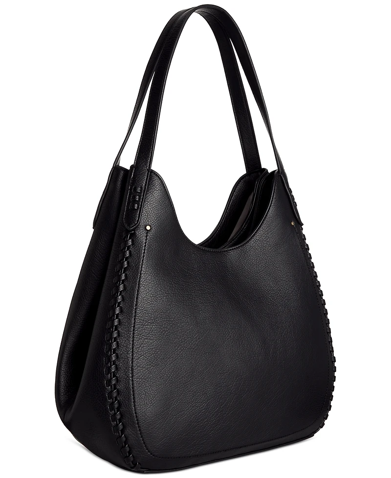Style & Co Whip-Stitch Soft 4-Poster Tote, Exclusively at Macy's