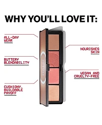 Smashbox Halo Sculpt + Glow Face Palette With Vitamin E