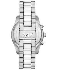 Michael Kors Men's Lexington Chronograph Silver-Tone Stainless Steel Watch 44mm