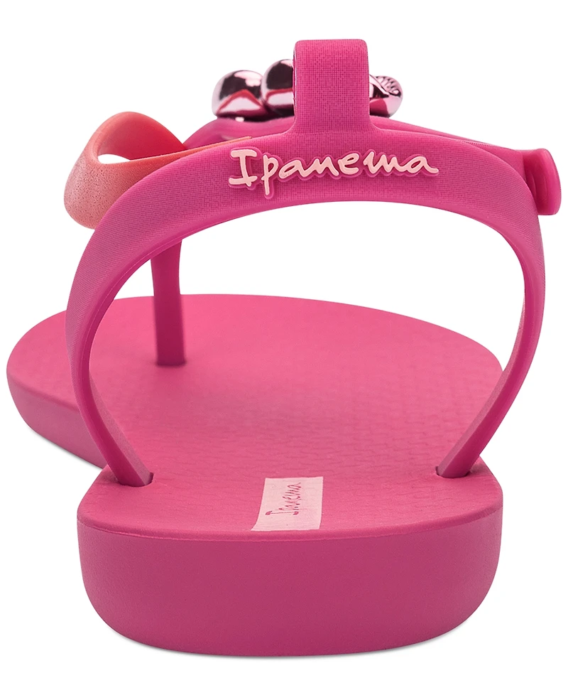 Ipanema Salty Ii Metallic Shell Detail Thong Sandals