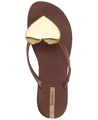 Ipanema Women's Wave Heart Sparkle Flip-Flop Sandals