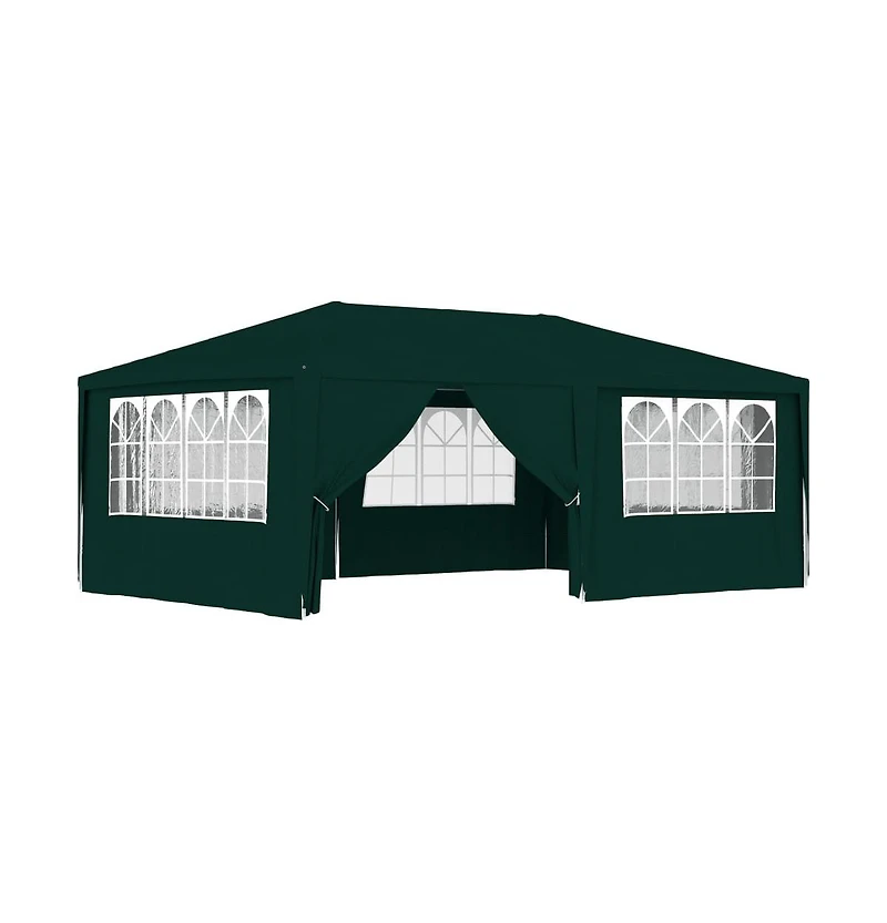 Professional Party Tent with Side Walls 13.1'x19.7' Green 0.3 oz/ft²