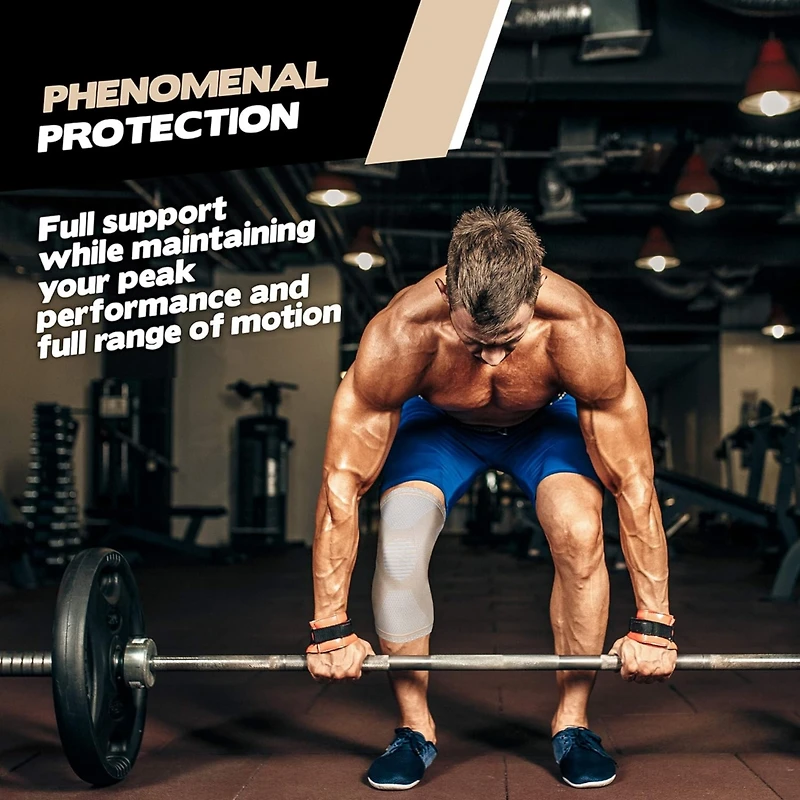 Powerlix Small Knee Sleeve: Support for Running, Basketball, Weightlifting, Gym
