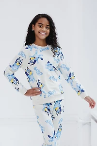 Bluey Girls Fleece Sweatshirt and Jogger Pants Set Toddler| Child
