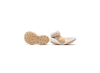 Komuello Infant Girl Breathable Washable Non-Slip Sock Shoes Daisies - Latte