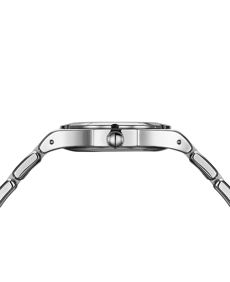 Balmain Women's Swiss Be Balmain Moonphase Diamond (1/20 ct. t.w.) Stainless Steel Bracelet Watch 33mm