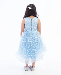 Rare Editions Toddler Girls Sleeveless 3D Butterfly Party Dress