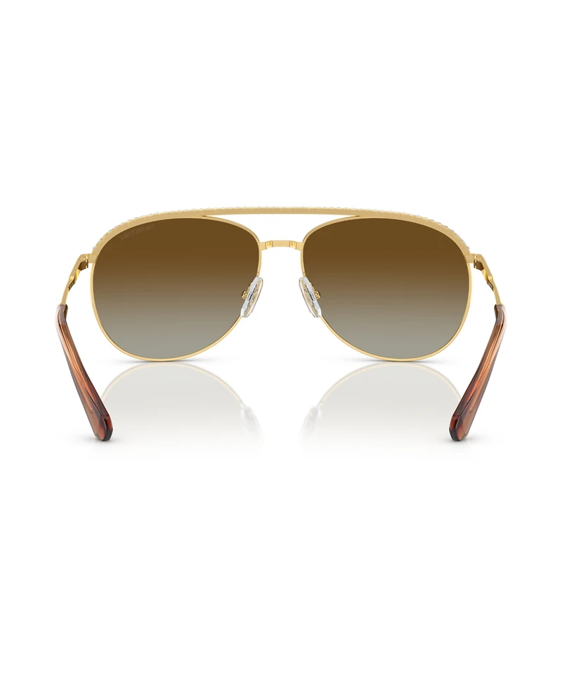 Swarovski Women's Polarized Sunglasses, Gradient SK7005