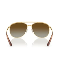 Swarovski Women's Polarized Sunglasses, Gradient SK7005