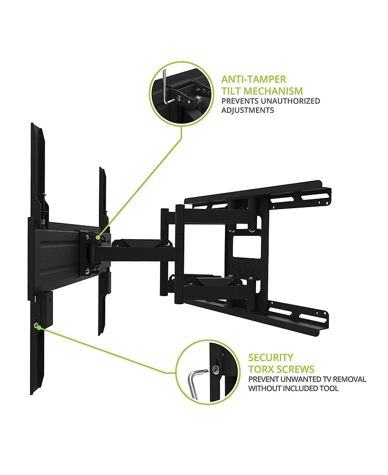Kanto SDX600 Full-Motion Anti-Theft Security Tv Mount for 37" - 65" Tv