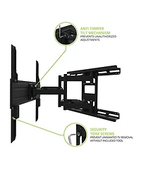 Kanto SDX600 Full-Motion Anti-Theft Security Tv Mount for 37" - 65" Tv