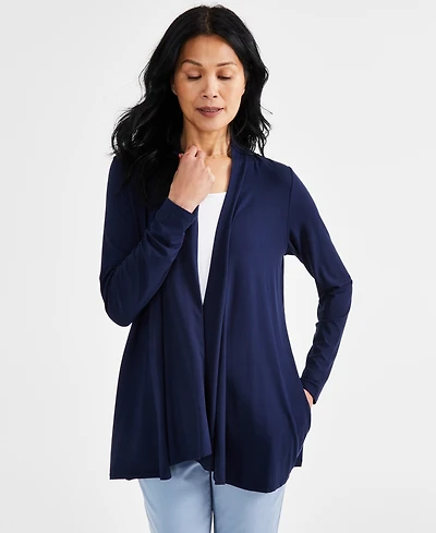 Style & Co Women's Open-Front Knit Cardigan, Created for Macy's