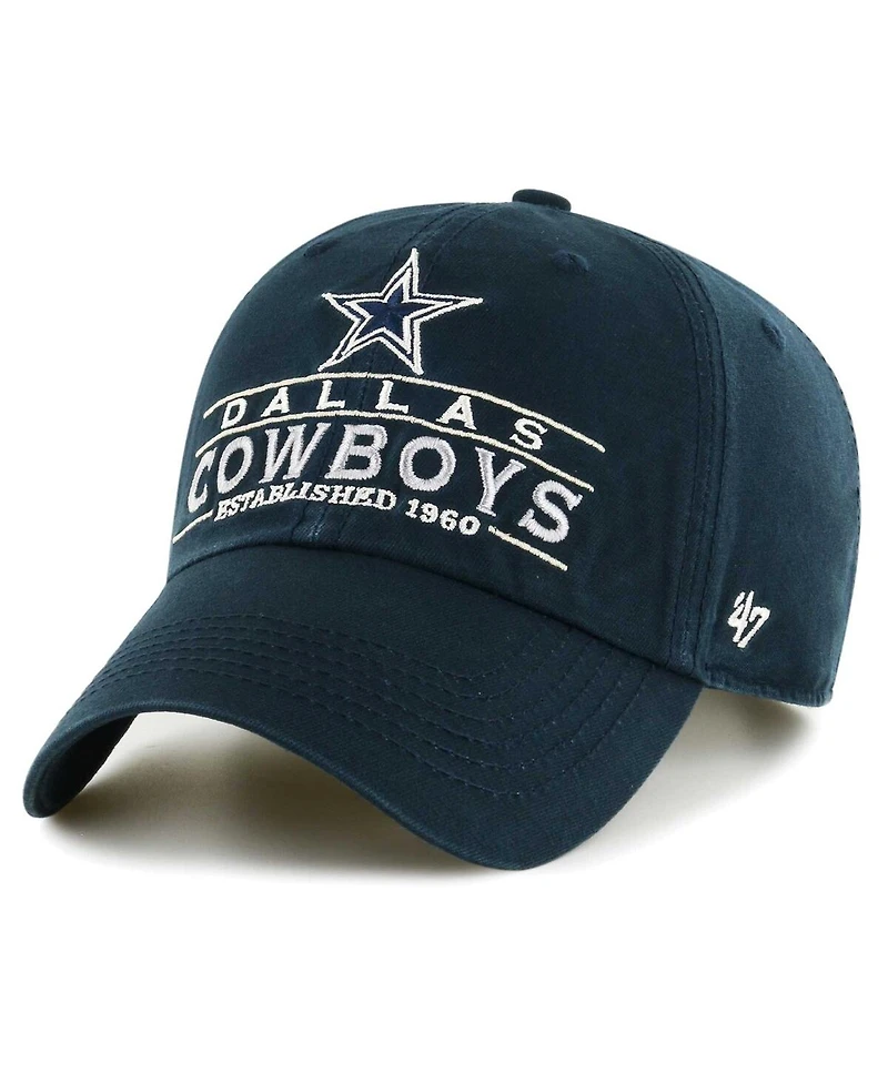 Men's '47 Brand Navy Dallas Cowboys Vernon Clean Up Adjustable Hat