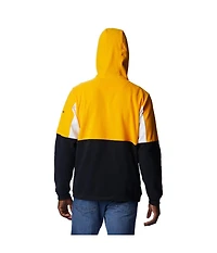 Men's Columbia Black Iowa Hawkeyes Lodge Quarter-Zip Hoodie