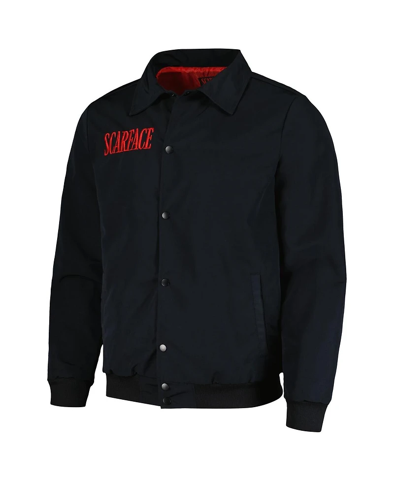 Men's and Women's Reason Black Scarface Coaches Full-Snap Jacket