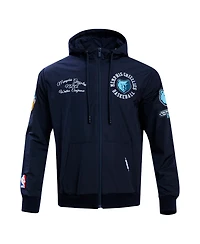 Men's Pro Standard Navy Memphis Grizzlies Hybrid Full-Zip Hoodie