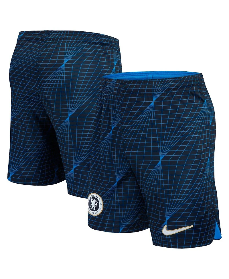 Big Boys Nike Navy Chelsea 2023/24 Away Stadium Replica Shorts