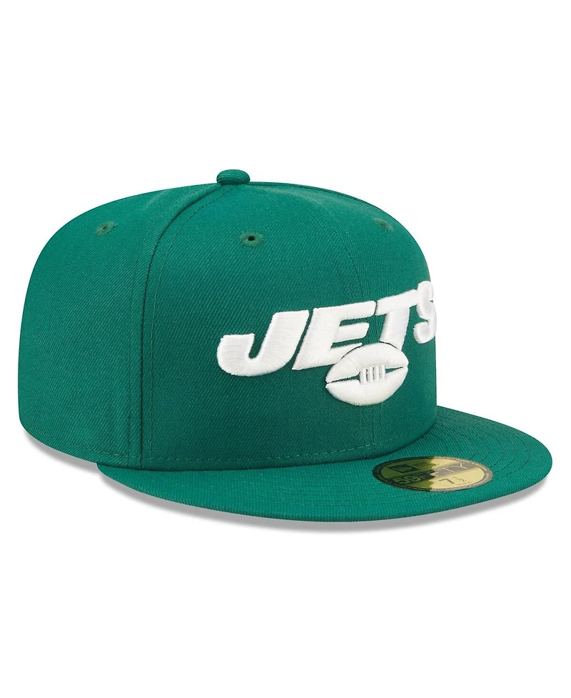Men's New Era Green New York Jets Elemental 59FIFTY Fitted Hat