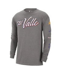 Men's Nike Charcoal Phoenix Suns 2023/24 City Edition Max90 Expressive Long Sleeve T-shirt