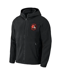 Men's Nfl x Darius Rucker Collection by Fanatics Black Cleveland Browns Sherpa Full-Zip Hoodie
