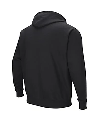 Men's Colosseum Black Oklahoma State Cowboys Double Arch Pullover Hoodie