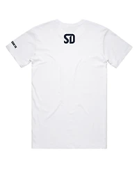 Men's and Women's Peace Collective White San Diego Fc Monochrome T-shirt