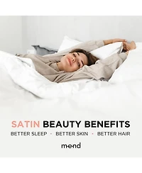 Night Luxury Satin Pillowcase, 2PK, Anti-Aging, Washable