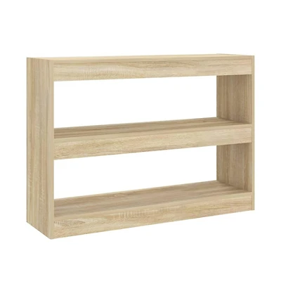 Book Cabinet/Room Divider Sonoma Oak 39.4"x11.8"x28.3"