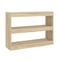 Book Cabinet/Room Divider Sonoma Oak 39.4"x11.8"x28.3"