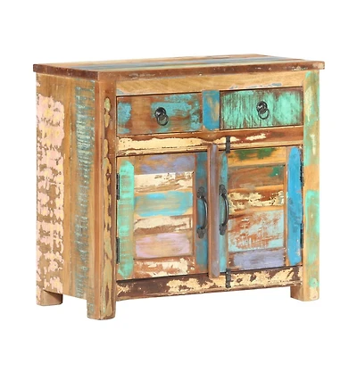 Sideboard 27.6"x13.8"x25.6" Solid Reclaimed Wood