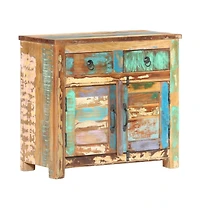 Sideboard 27.6"x13.8"x25.6" Solid Reclaimed Wood