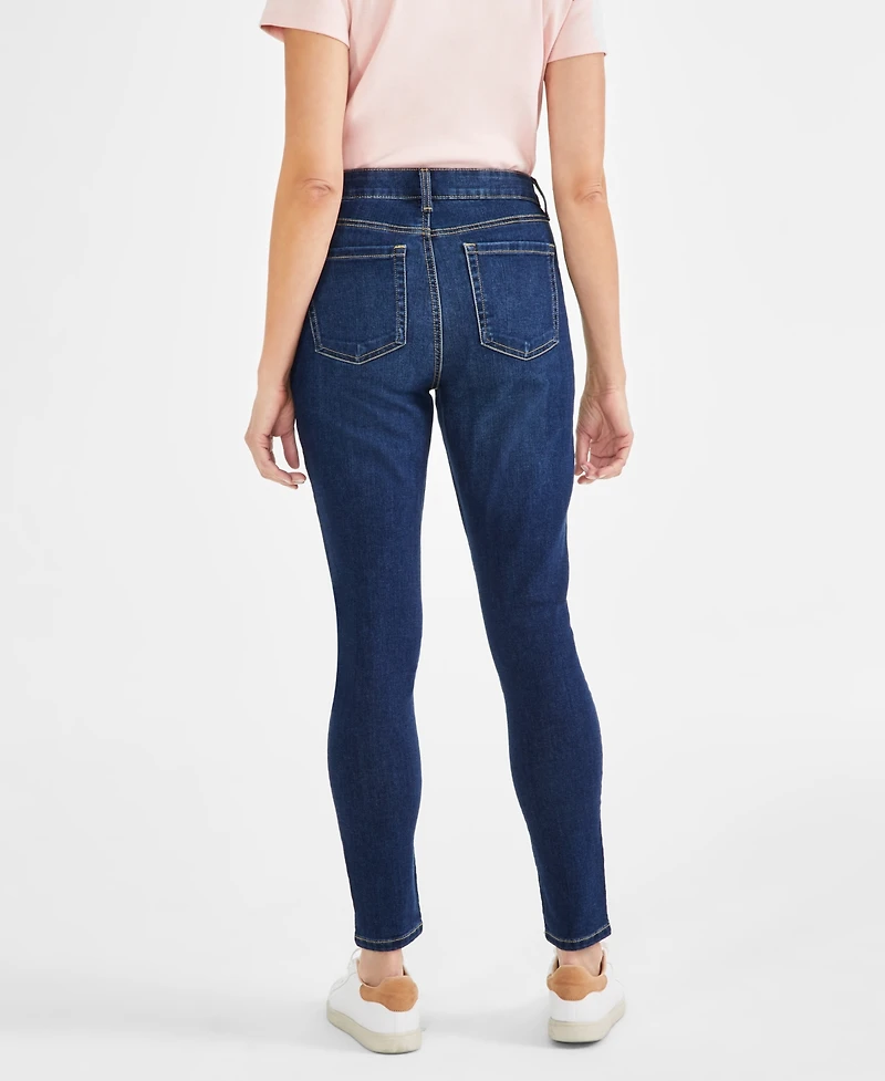 Style & Co Women's Mid-Rise Curvy Skinny Jeans, Created for Macy's