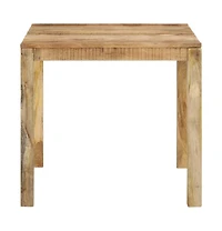 Dining Table Solid Mango Wood 32.3"x31.5"x29.9"