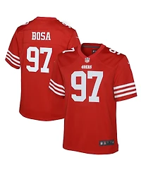 Big Boys Nike Nick Bosa Scarlet San Francisco 49ers Game Jersey