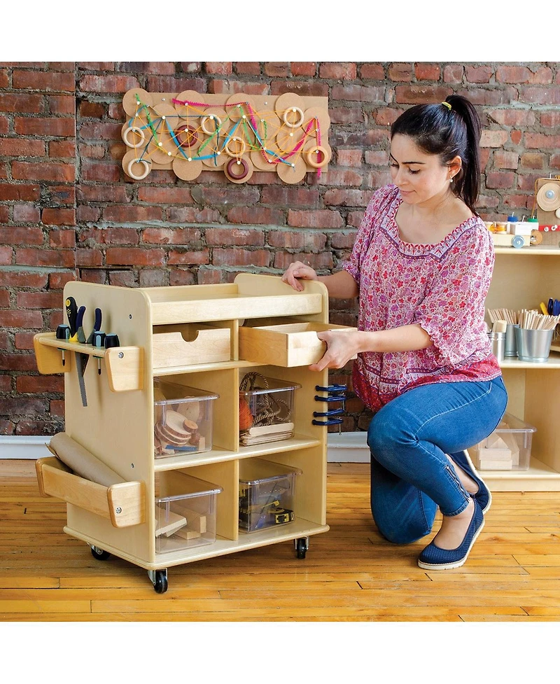 Kaplan Early Learning Utility Storage Cart