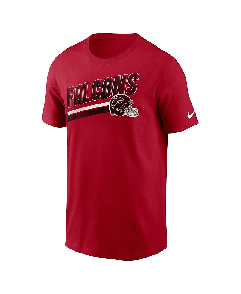 Men's Nike Red Atlanta Falcons Essential Blitz Lockup T-shirt