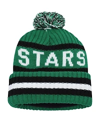 Men's '47 Brand Kelly Green Dallas Stars Bering Cuffed Knit Hat with Pom