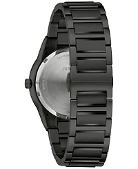Bulova Men's Modern Millennia Black-Tone Stainless Steel Bracelet Watch 41mm