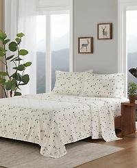 Woolrich Printed Flannel -Pc. Sheet Set