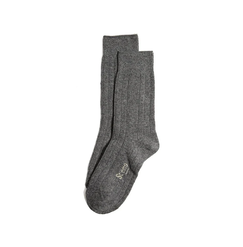 Stems Women's Lux Italian Wool Cashmere Crew Socks