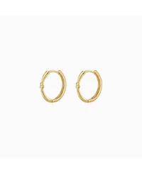 Bearfruit Jewelry Sterling Silver 18k Gold Plated Hannah Tangled Hoop Earrings
