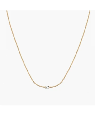 Sterling Silver 18k Gold Plated Sena Pendant Snake Necklace