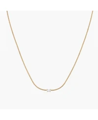 Sterling Silver 18k Gold Plated Sena Pendant Snake Necklace
