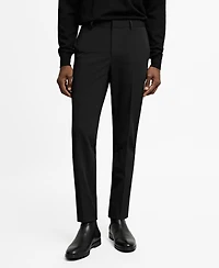 Mango Men's Stretch Fabric Super Slim-Fit Suit Pants
