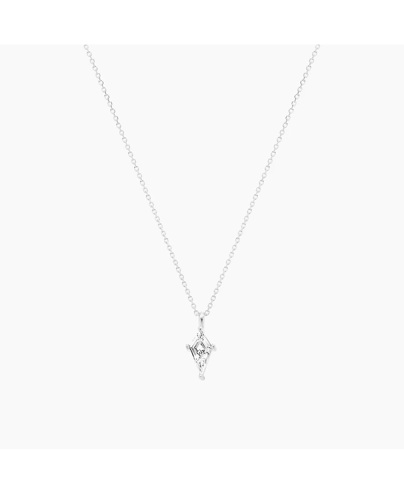 Sterling Silver Lainie Solitaire Pendant Necklace