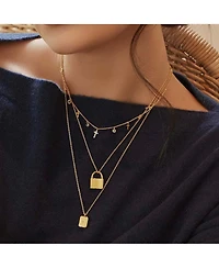 Sol Rectangular Pendant Necklace