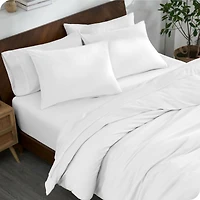 Bare Home Organic Cotton Jersey Duvet Cover Set Full/Queen