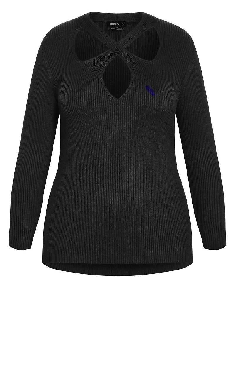 City Chic Plus Malia Sweater