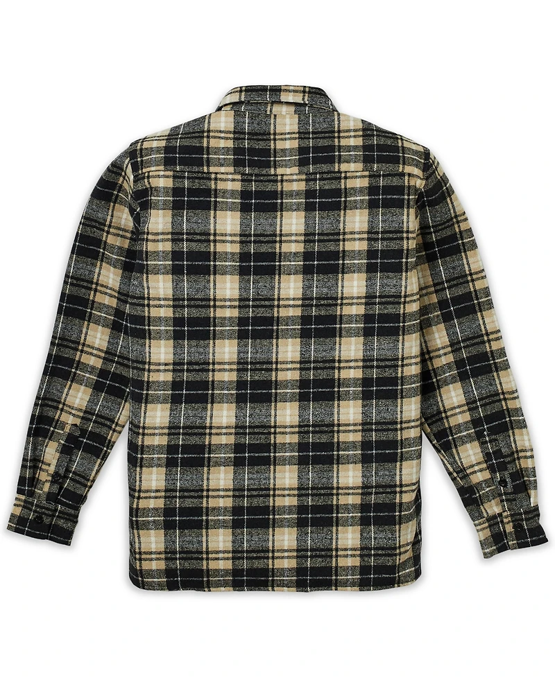 Reason Men's Spliced Long Sleeves Overshirt