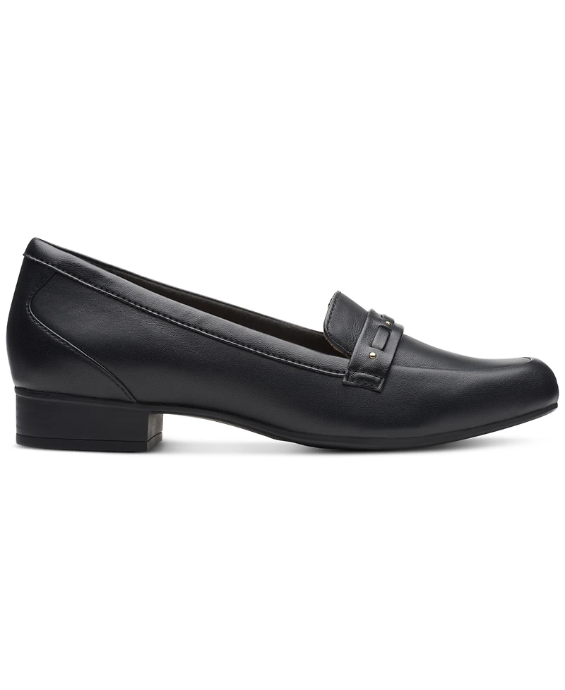 Clarks Women's Juliet Bay Woven-Strap Loafer Flats